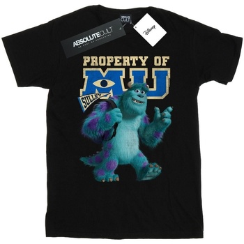 textil Mujer Camisetas manga larga Disney Monsters University Property Of MU Sulley Negro