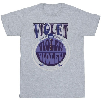 Willy Wonka Violet Turning Violet Gris