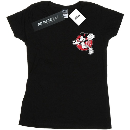 textil Mujer Camisetas manga larga Disney Mickey Mouse Dunking Negro