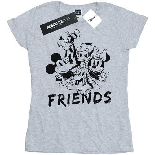 textil Mujer Camisetas manga larga Disney Mickey Mouse And Friends Gris