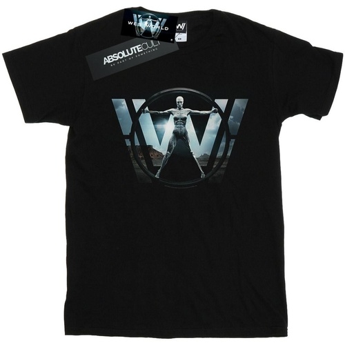 textil Hombre Camisetas manga larga Westworld Main Logo Negro