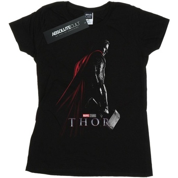 textil Mujer Camisetas manga larga Marvel Studios Thor Poster Negro