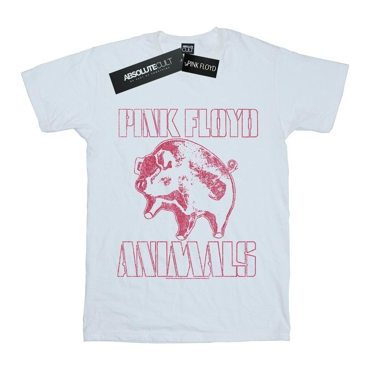 textil Mujer Camisetas manga larga Pink Floyd Animals Algie Blanco