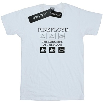 textil Mujer Camisetas manga larga Pink Floyd Pyramid Trio Blanco