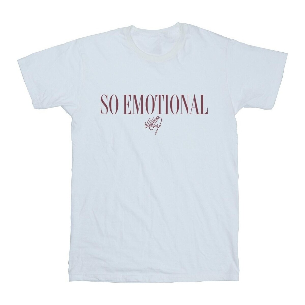 textil Hombre Camisetas manga larga Whitney Houston So Emotional Blanco