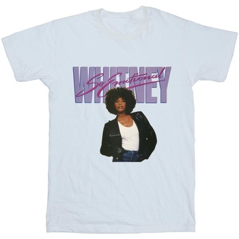 textil Hombre Camisetas manga larga Whitney Houston So Emotional Album Cover Blanco