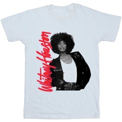 textil Hombre Camisetas manga larga Whitney Houston WHITNEY Pose Blanco