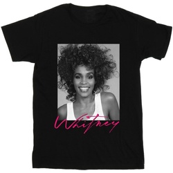 textil Hombre Camisetas manga larga Whitney Houston BI48974 Negro