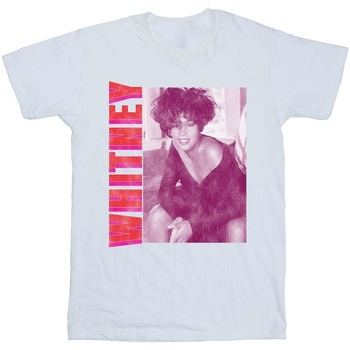 textil Hombre Camisetas manga larga Whitney Houston WHITNEY Pose Blanco