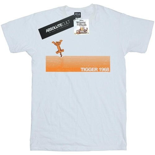 textil Hombre Camisetas manga larga Disney Winnie The Pooh Tigger 1968 Blanco