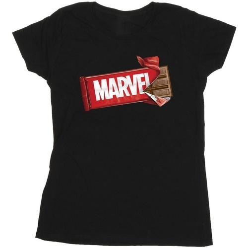 textil Mujer Camisetas manga larga Avengers, The (Marvel) Marvel Chocolate Negro