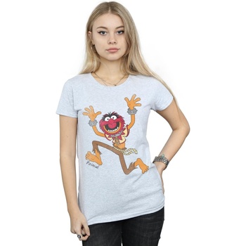 textil Mujer Camisetas manga larga Disney The Muppets Classic Animal Gris