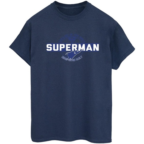 textil Mujer Camisetas manga larga Dc Comics Superman Out Of This World Azul