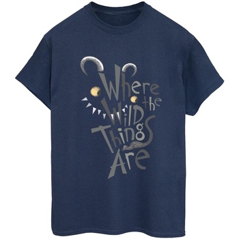 textil Mujer Camisetas manga larga Where The Wild Things Are BI49236 Azul
