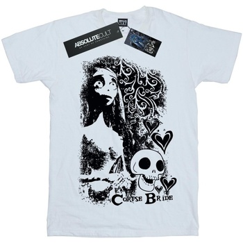 textil Hombre Camisetas manga larga Corpse Bride BI49359 Blanco