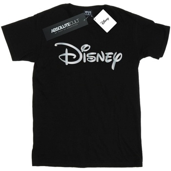 textil Hombre Camisetas manga larga Disney Glacial Logo Negro