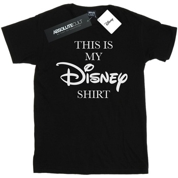 textil Hombre Camisetas manga larga Disney My T-shirt Negro