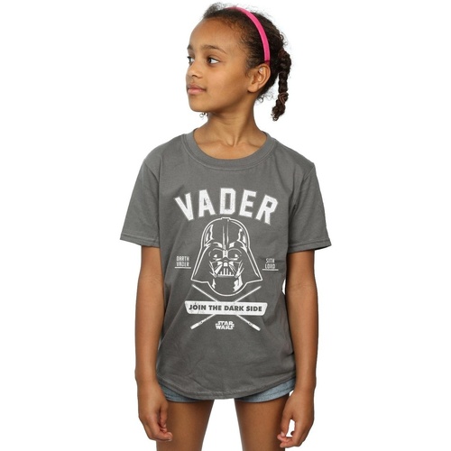 textil Niña Camisetas manga larga Disney Darth Vader Collegiate Multicolor
