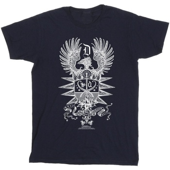 textil Hombre Camisetas manga larga Fantastic Beasts: The Secrets Of Dumbledore Crest Azul