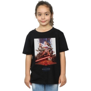 textil Niña Camisetas manga larga Star Wars: The Rise Of Skywalker Star Wars The Rise Of Skywalker Poster Negro