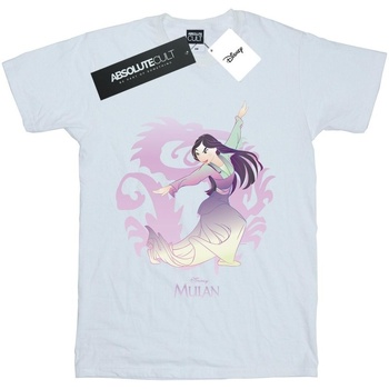 textil Mujer Camisetas manga larga Disney Mulan Dragon Fight Blanco