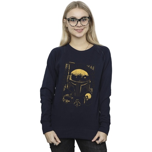 textil Mujer Sudaderas Star Wars: The Book Of Boba Fett Galactic Outlaw Distress Azul