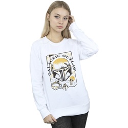 textil Mujer Sudaderas Star Wars: The Book Of Boba Fett Galactic Outlaw Distress Blanco