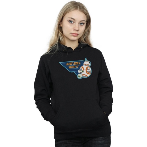 textil Mujer Sudaderas Star Wars: The Rise Of Skywalker D-O & BB-8 Just Roll With It Negro