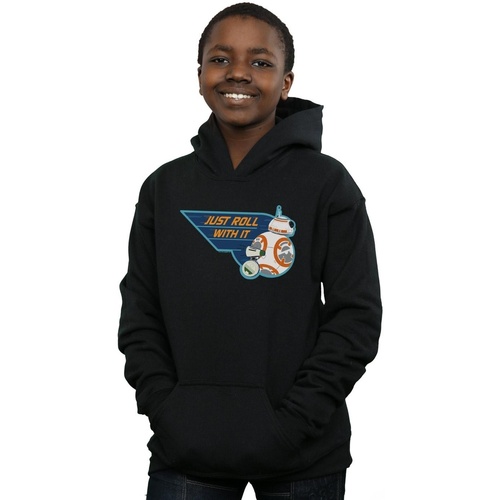 textil Niño Sudaderas Star Wars: The Rise Of Skywalker D-O & BB-8 Just Roll With It Negro