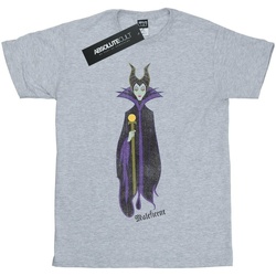 textil Niño Camisetas manga corta Disney Sleeping Beauty Classic Maleficent Gris