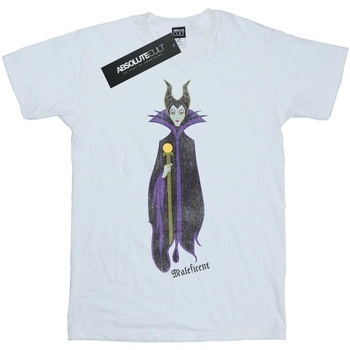 textil Niño Camisetas manga corta Disney Sleeping Beauty Classic Maleficent Blanco