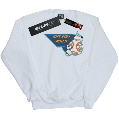 textil Hombre Sudaderas Star Wars: The Rise Of Skywalker D-O & BB-8 Just Roll With It Blanco