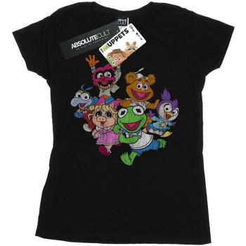 textil Mujer Camisetas manga larga Disney The Muppets Muppet Babies Colour Group Negro