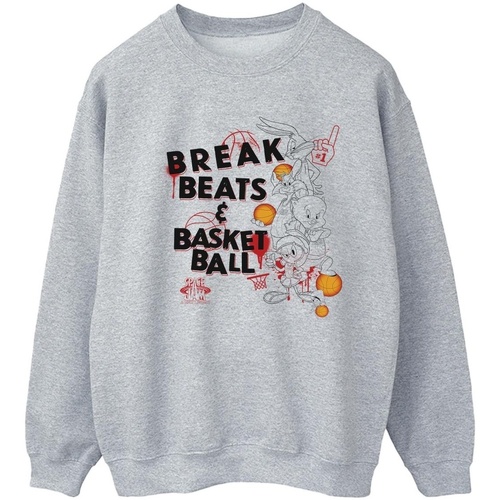 textil Mujer Sudaderas Space Jam: A New Legacy Break Beats & Basketball Gris