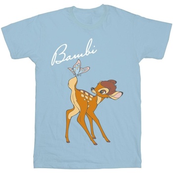 textil Niño Camisetas manga corta Disney Bambi Butterfly Tail Azul