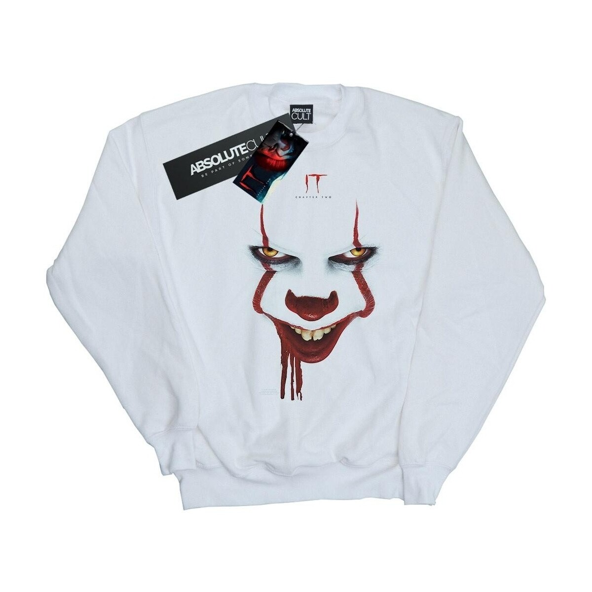 textil Hombre Sudaderas It Chapter 2 Pennywise Poster Stare Blanco