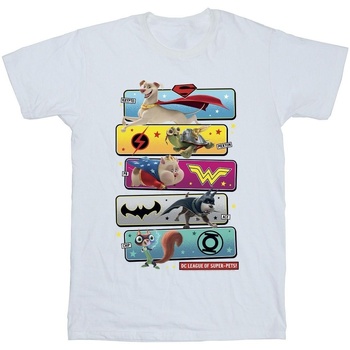 textil Niño Camisetas manga corta Dc Comics DC League Of Super-Pets Character Pose Blanco