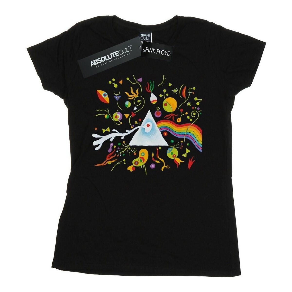 textil Mujer Camisetas manga larga Pink Floyd Miro 70s Prism Negro