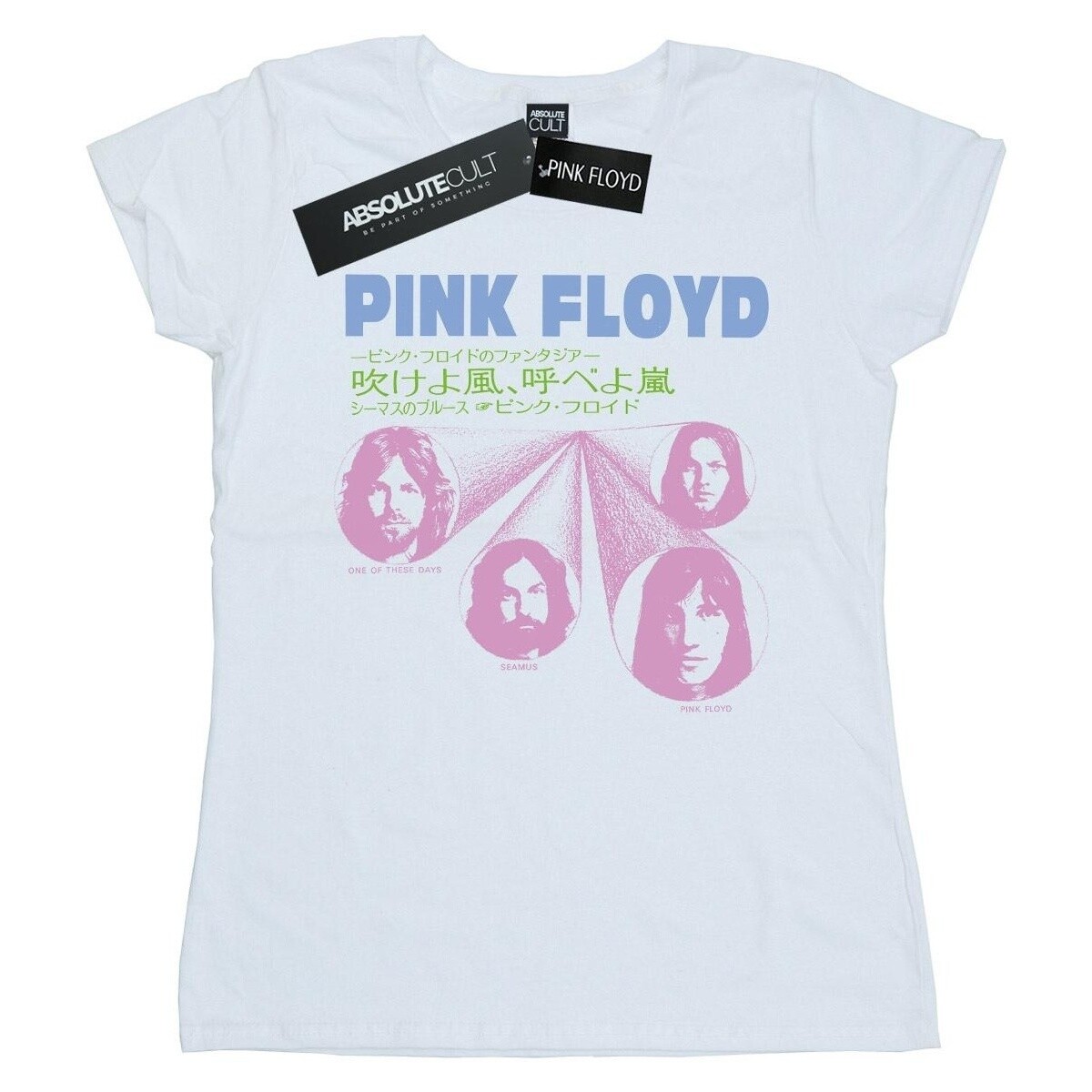 textil Mujer Camisetas manga larga Pink Floyd One Of These Days Blanco