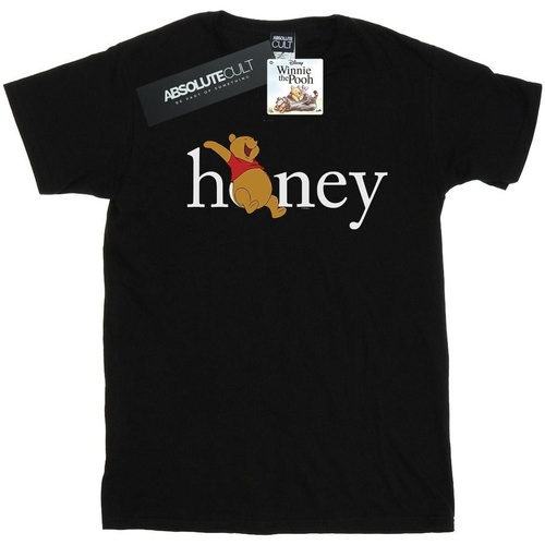 textil Niña Camisetas manga larga Disney Winnie The Pooh Honey Negro
