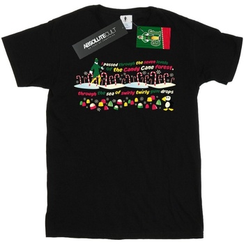 textil Niño Tops y Camisetas Elf Candy Cane Forest Negro