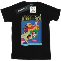 textil Niña Camisetas manga larga Disney Winnie The Pooh Poster Negro