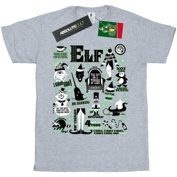 textil Niño Tops y Camisetas Elf Infographic Poster Gris