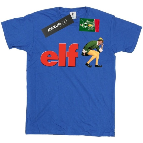 textil Niño Camisetas manga corta Elf Crouching Logo Azul