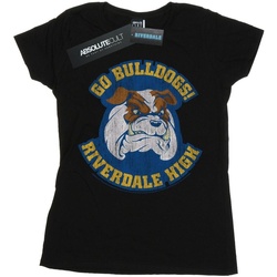 textil Mujer Camisetas manga larga Riverdale High Bulldogs Negro