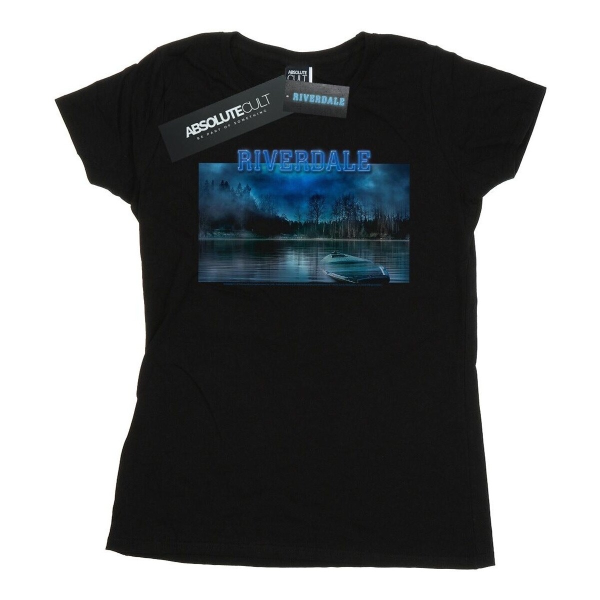 textil Mujer Camisetas manga larga Riverdale Boat Logo Negro