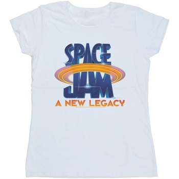textil Mujer Camisetas manga larga Space Jam: A New Legacy Movie Logo Blanco