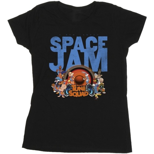 textil Mujer Camisetas manga larga Space Jam: A New Legacy Tune Squad Negro