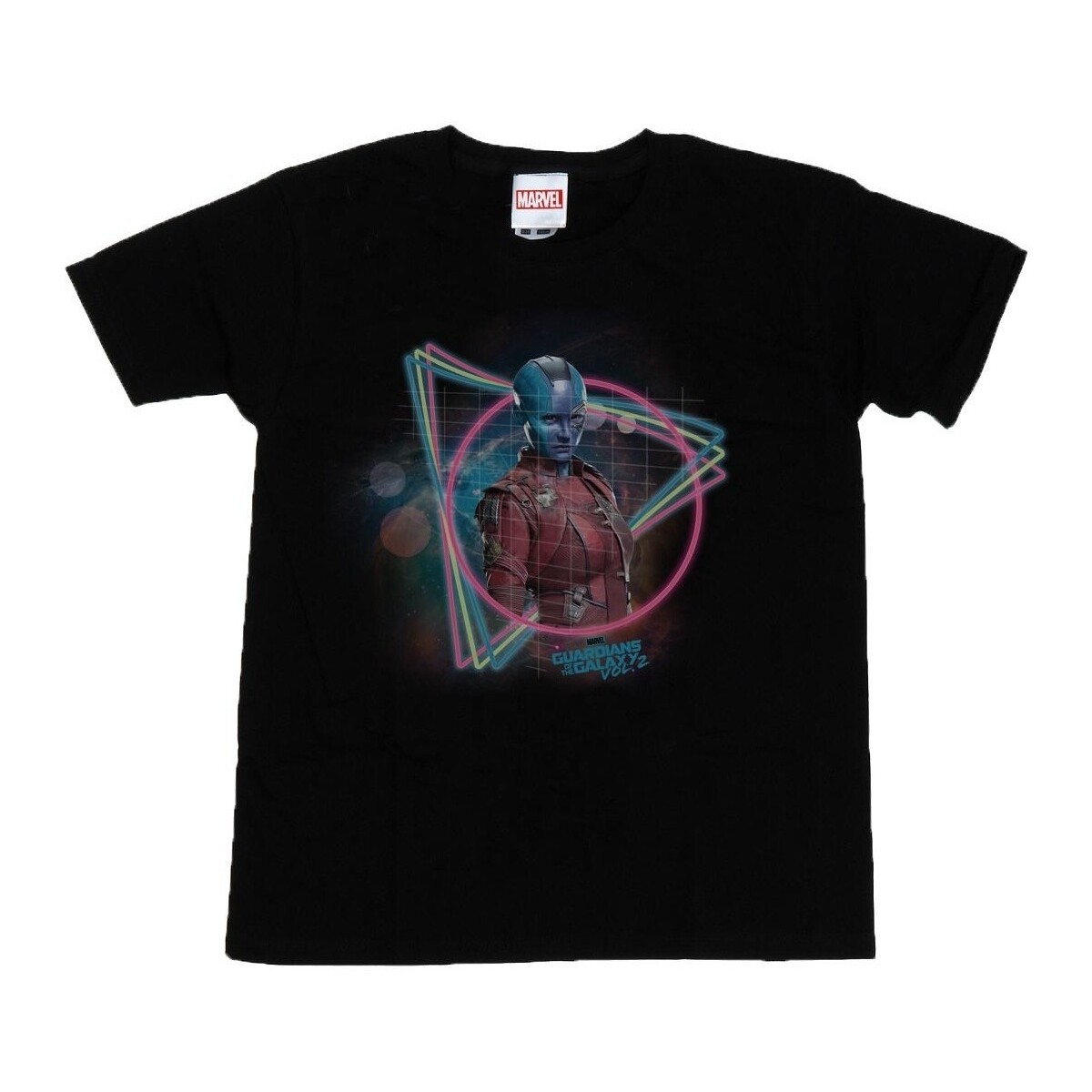 textil Niño Camisetas manga corta Marvel Guardians Of The Galaxy Neon Nebula Negro