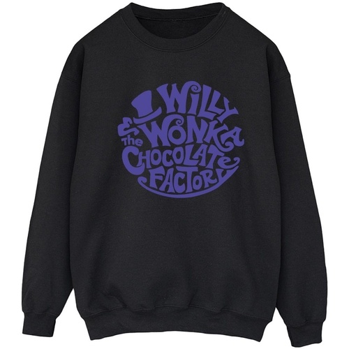 textil Mujer Sudaderas Willy Wonka & The Chocolate Fact Typed Logo Negro